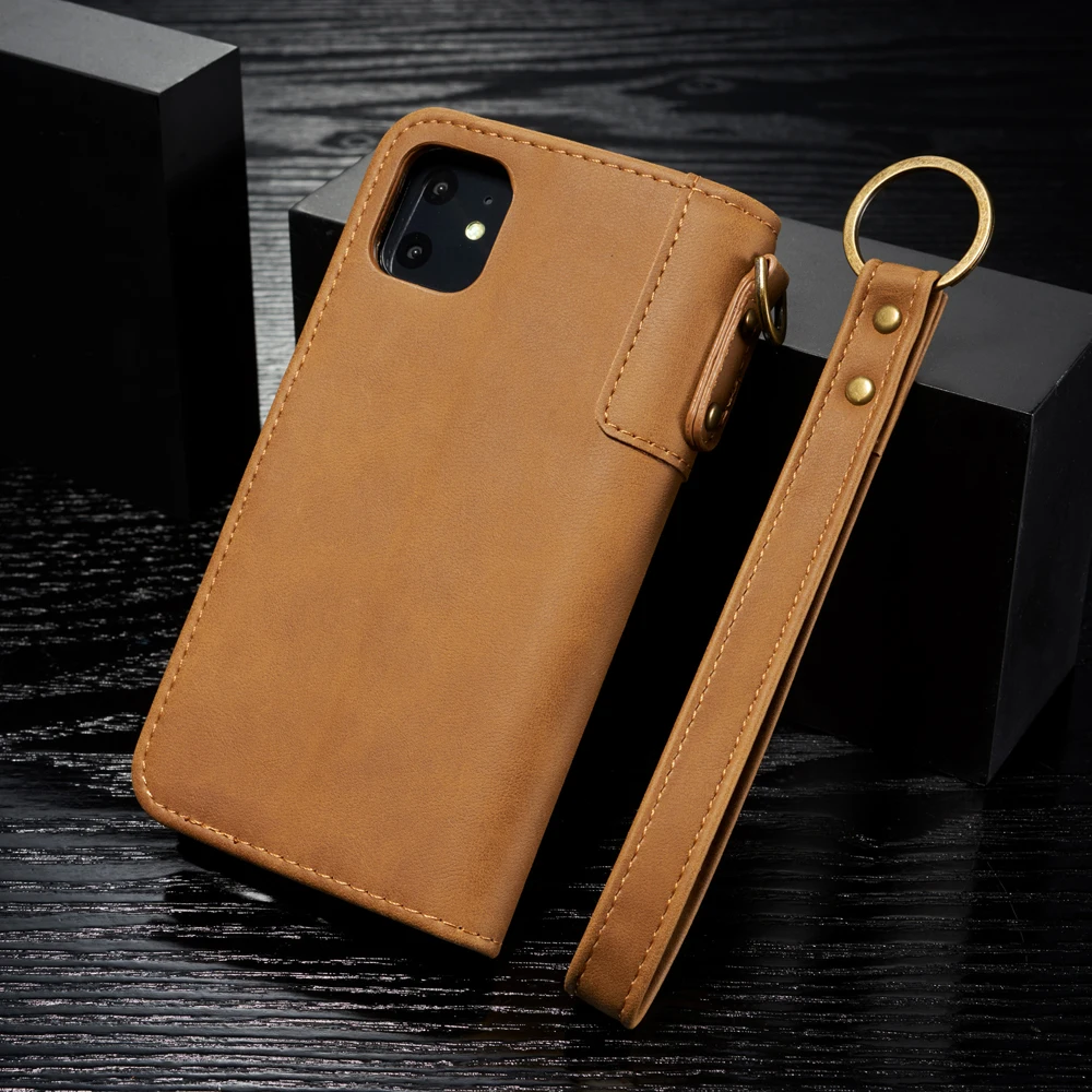 牛皮挂绳皮套苹果11 (124)