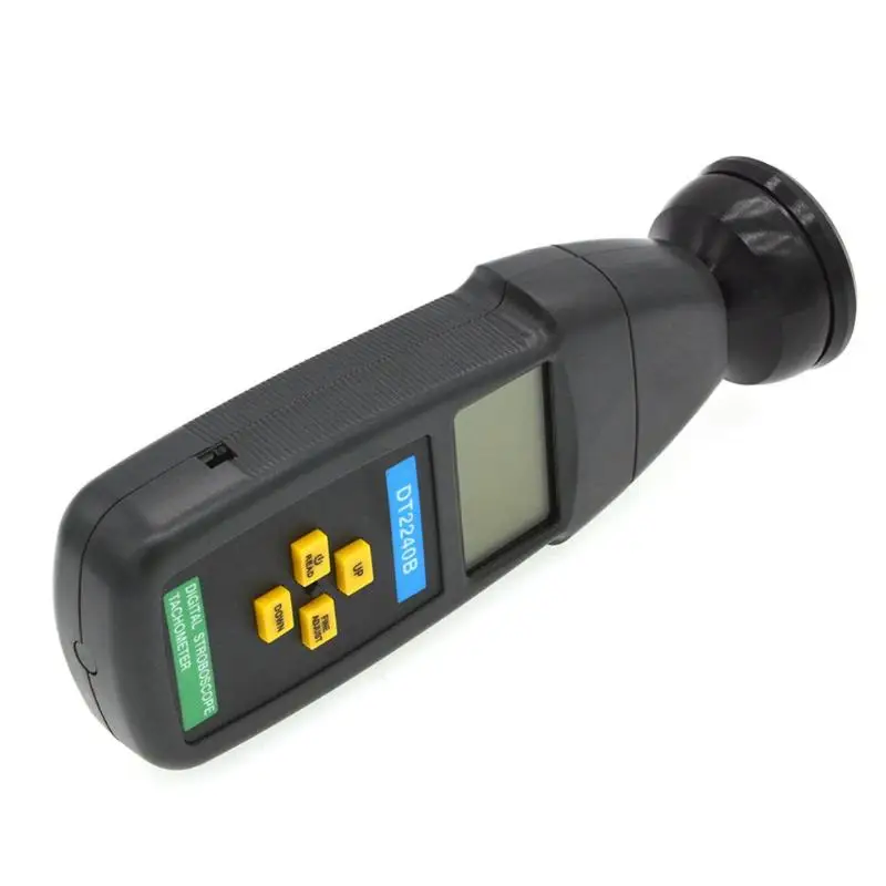 DT2240B DT2239B Tachometer Handheld Digital Low Power Indication Data Storage Non-Contact Photoelectric Speedometer Tester