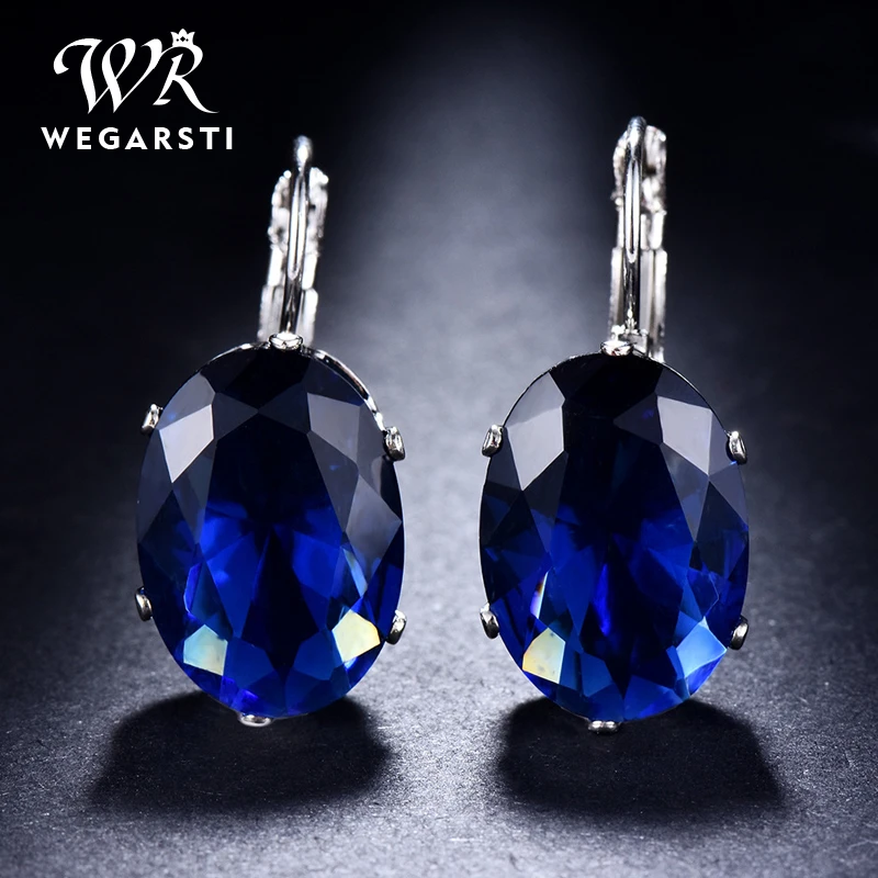 WEGARASTI, серебро 925, ювелирное изделие Eaaring, серебро пробы, 925 Eaaring, цитрин, драгоценный камень, женское серебро Eaaring, хорошее ювелирное изделие