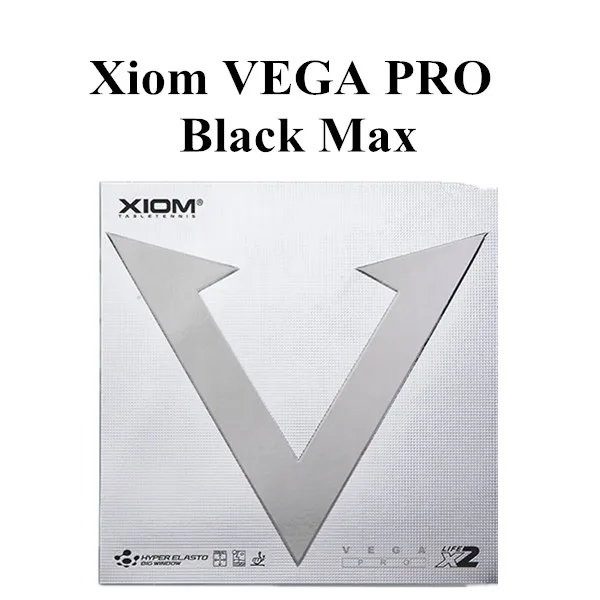 XIOM VEGA PRO(не липкая Резина, петля) Настольный теннис резиновая губка для пинг-понга - Цвет: Черный