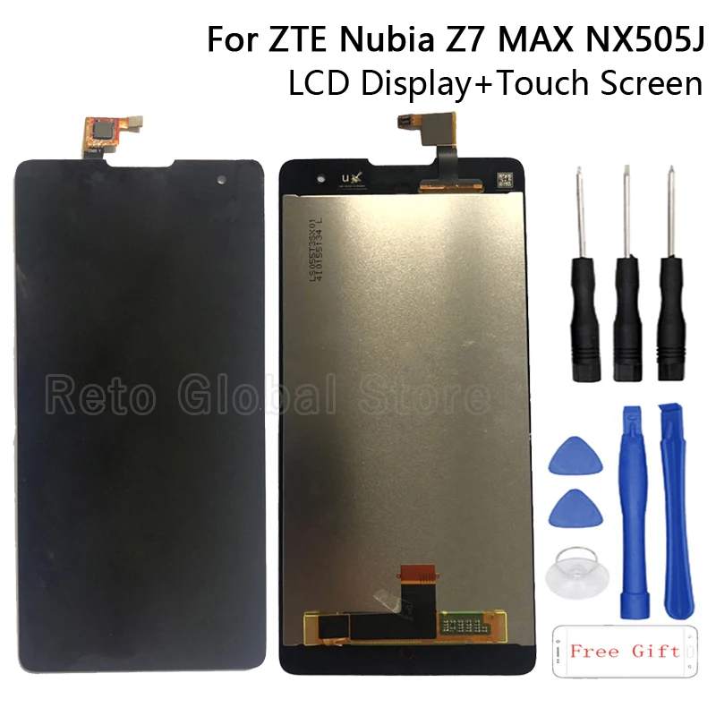 5 &quotдля zte Nubia Z7 Max NX505J ЖК-дисплей кодирующий преобразователь сенсорного экрана в