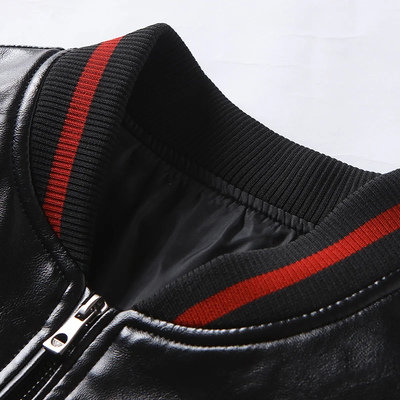 Мужская кожаная куртка облегающие мужские зимние куртки мужская из кожаной для