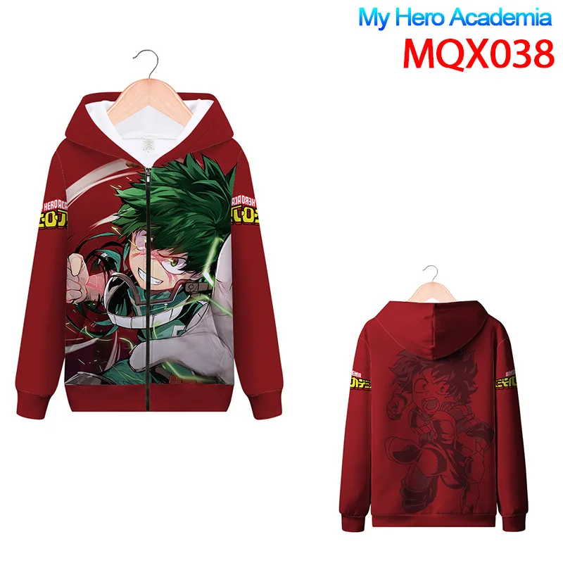 Форменная куртка для косплея «My Hero Academy Izuku Midoriya», костюмы с 3D принтом для детей и взрослых, толстовки с капюшоном Bakugou Katsuki