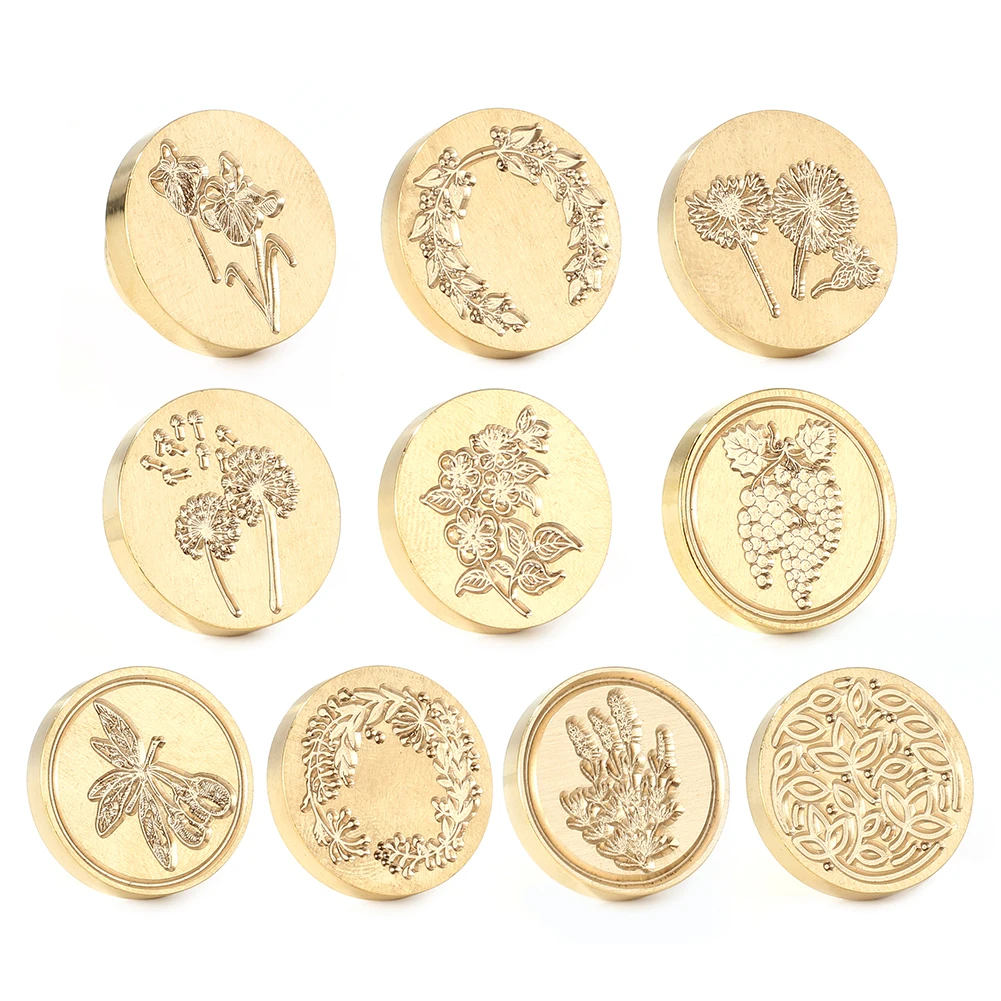 Retro Wax Seal Stamp Replace Copper Head Vintage Envelope Sealing Hobby Tools DIY Sealing Wax Decoration Craft Kits