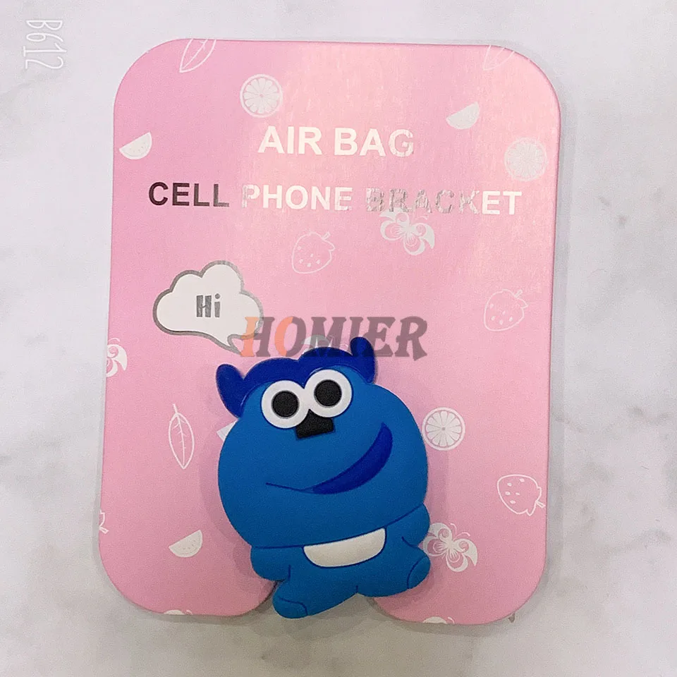 9 Cartoon Universal Mobile Phone Ring Holder Airbag Gasbag fold Stand Bracket Mount For iPhone XR XS Samsung Huawei Xiaomi - Цвет: 9