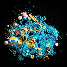 Стиль жемчужные эльфы бусины AB алмаз hun he zuan с металлическими полыми аксессуарами украшение для ногтей искусственный бриллиант Икра Manic