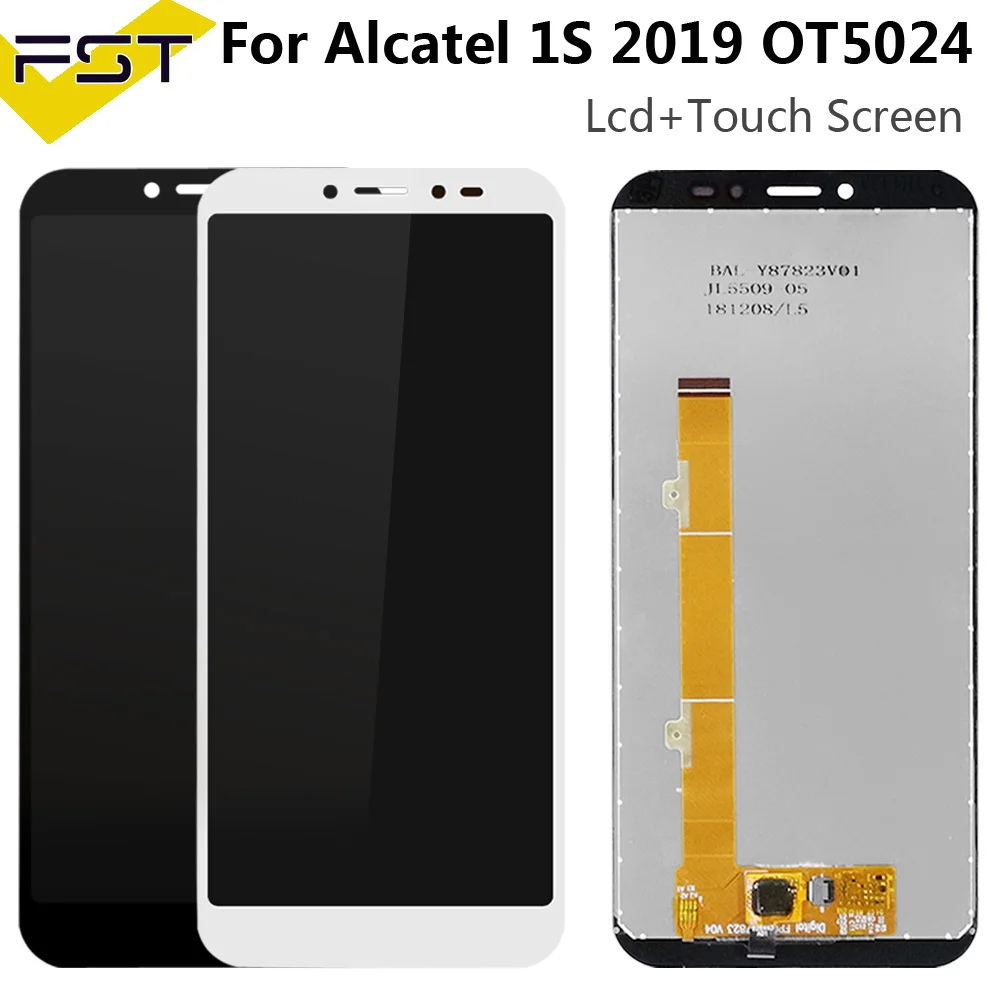 ЖК-дисплей для Alcatel 1S 2019 сенсорная панель экрана замены 5024 | Мобильные телефоны и
