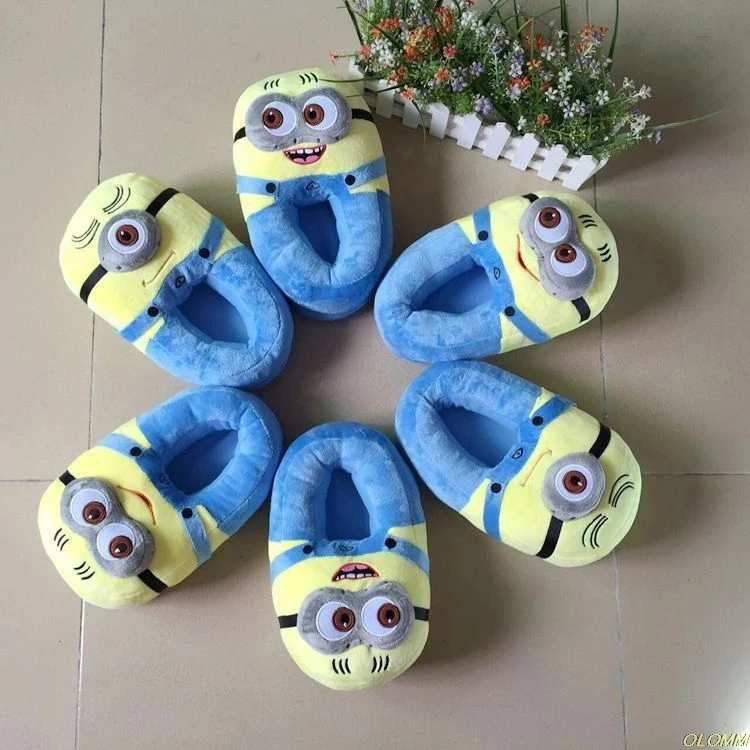 

2019 Winter Slippers Women and Men Fashion Slipper Cotton Warm Indoor slippers Lovely Cartoon Women Slippers Unisex