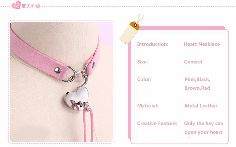 Сексуальное колье ручной работы из искусственной кожи в стиле панк-рок