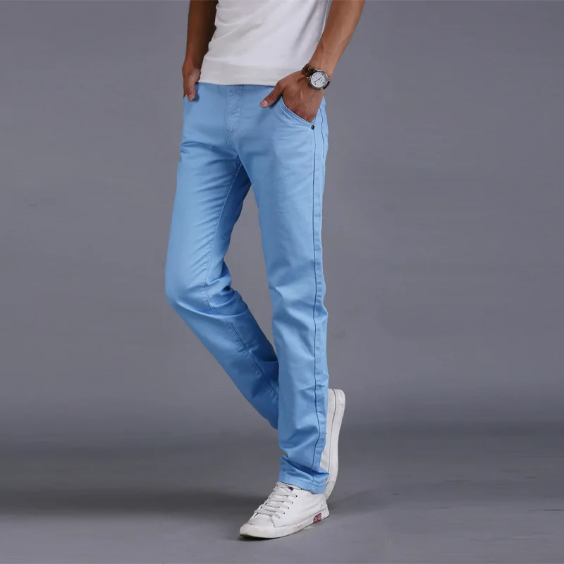 Spring autumn New Casual Pants Men Cotton Slim Fit Chinos Fashion Trousers Male Brand Clothing 9 colors Plus Size 28-38 2025 fashion pants