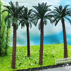 Modelo de palmeras grabado de latón, 3,94 "(100mm), modelo de paisaje, tren, ferrocarril, diseño, manualidad en miniatura