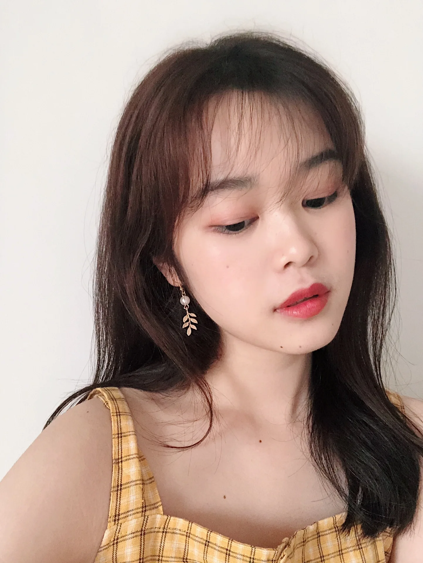 

Leaves Wan Pearl Simple Tree a Wan Retro 10-19. 99 Yuan Clip-on Cool Elegant MORI Series Ultra-Fairy Women's