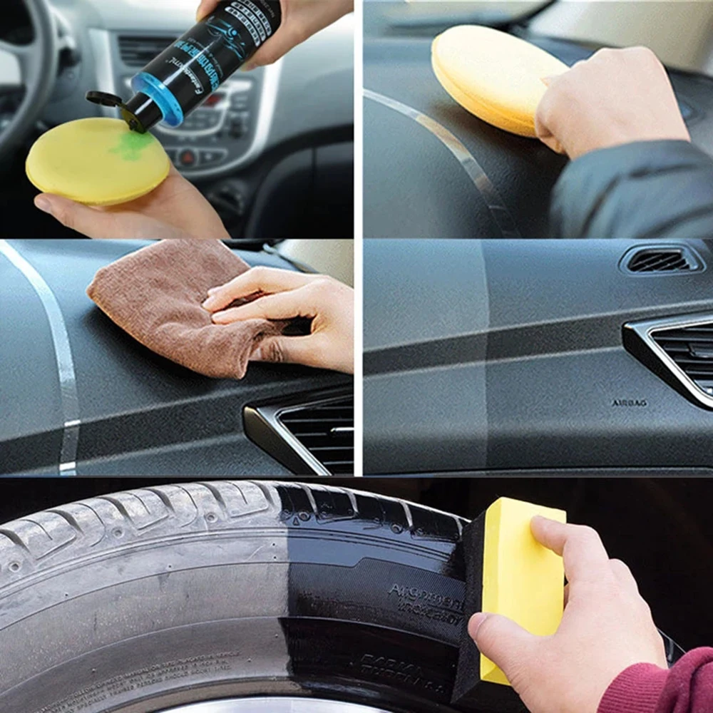 250mL Car Interior parts Ceramic coating for cars Leather Plastic renovator for car polish car accessories tire cleaning
