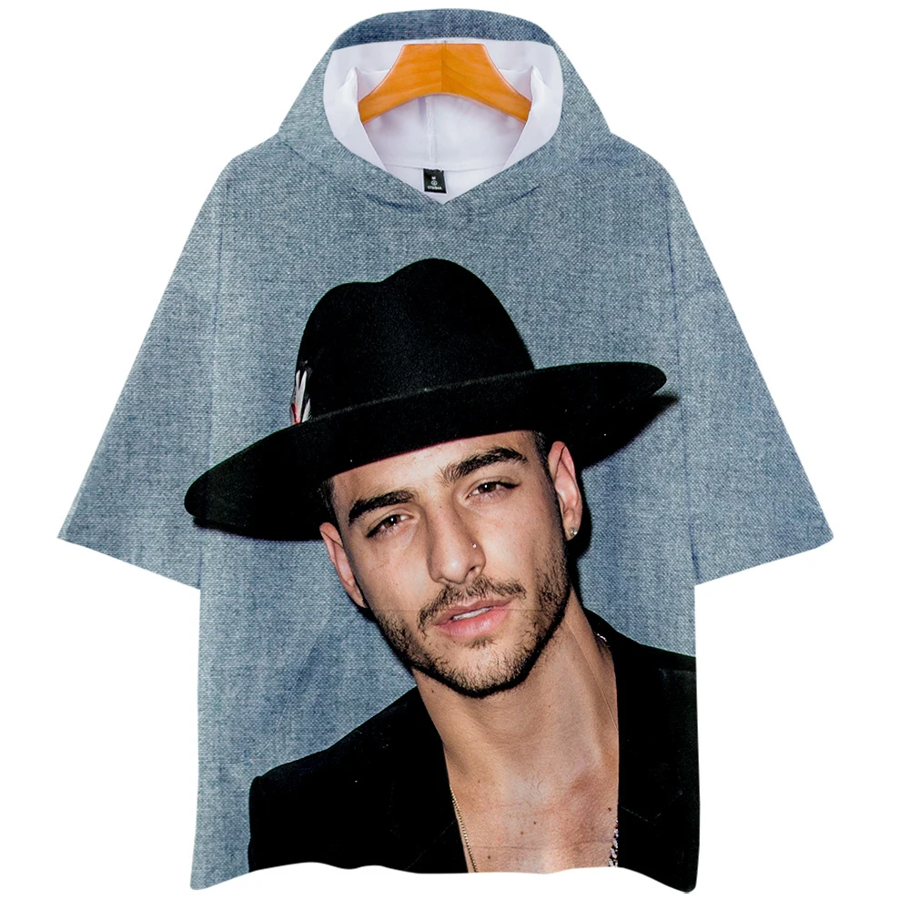 Модный фирменный дизайн Maluma, Колумбийский певец и композитор, крутые 3D толстовки, футболка с коротким рукавом, певец, мужчины/женщины, короткий рукав
