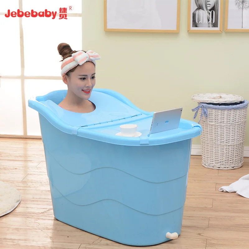 

Adult Tub Thick Plastic Children Adult Bathtub Household Large Size Bath Cylinder Women's Tub Bath Barrel Full Body