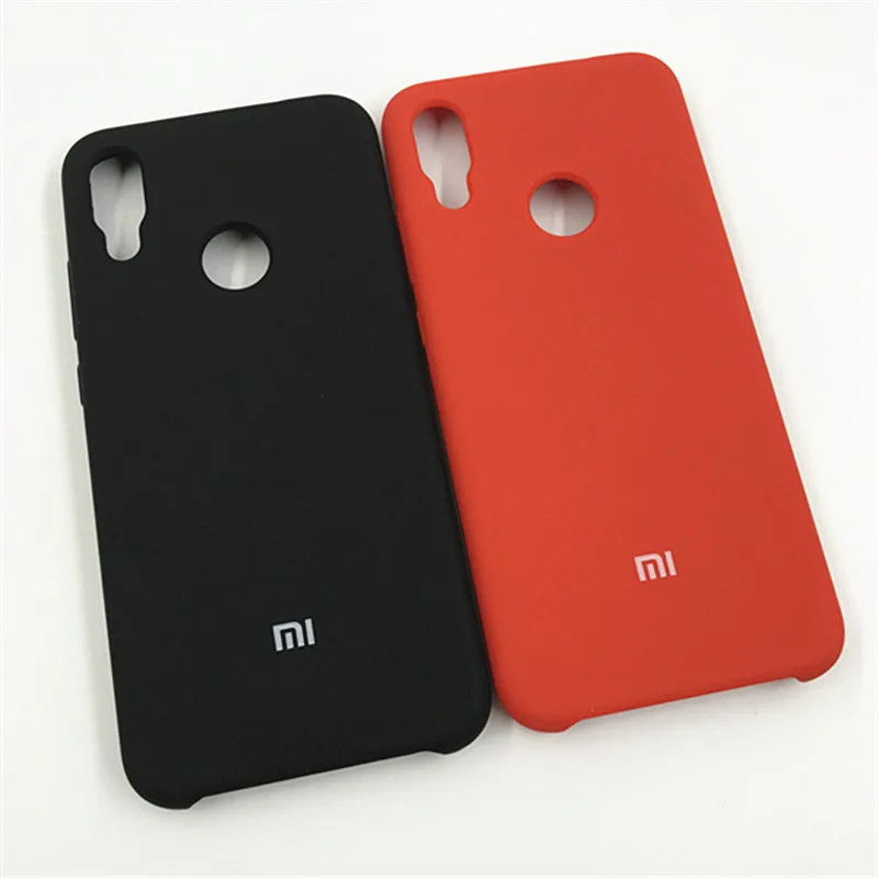 Оригинальный Xiaomi Redmi Note 7 Pro шелковистый мягкий жидкий силиконовый защитный чехол