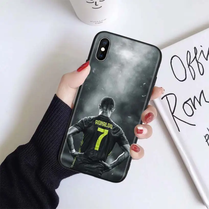 BS332-10 CR7 Cristiano Ronaldo чехол для Apple iphone 11 Pro XR XS Max X 7 8 6 6S Plus 5 5S SE Черный силиконовый чехол для телефона - Цвет: BS332-10