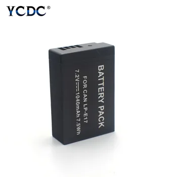 

2020 Promotion New LP-E17 48x32x14mm 1040mAh Lithium camera battery for Canon EOS 200D/750D/760D/800D/8000D / M3/M5/M6/Rebel T6s