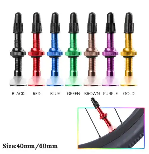 1 pcs MTB Road bike Valves Ultra light Aluminum With Tubeless Valve