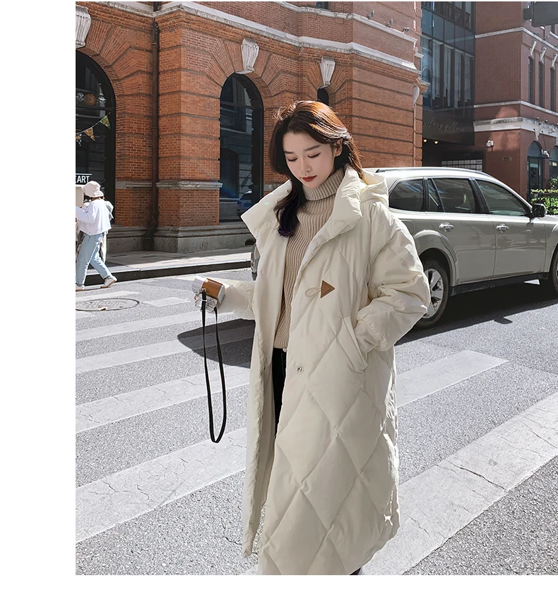 Winter Women New Coat Commuting Simple Temperament Leisure Korean Fashion Thick Warm All-match High-quality Loose Jacket L086