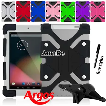 

Solid Tablet Case Silicone Stand Cover Case for Archos 97 101/Oxygen 101/Sense 101 Tablet+ Stylus Protective Shell