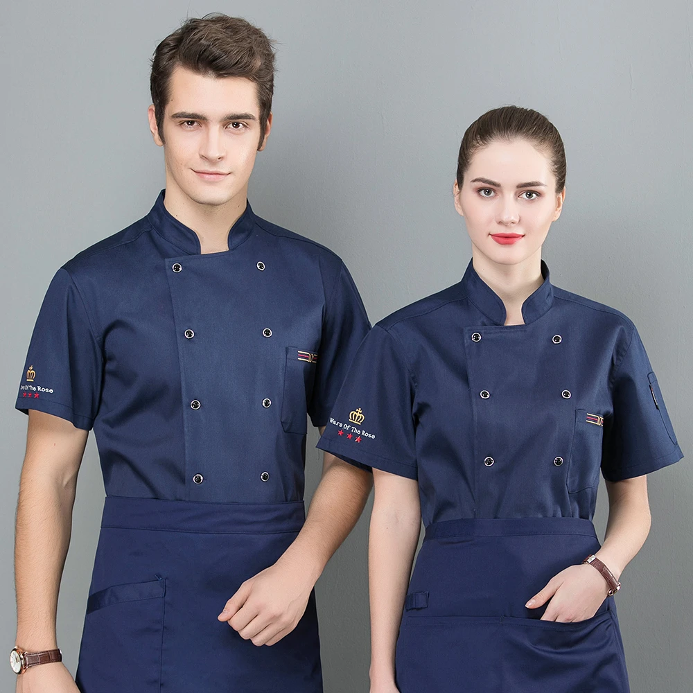 Куртки для шеф повара рубашка ресторана унисекс одежда пекарни кухни официантки