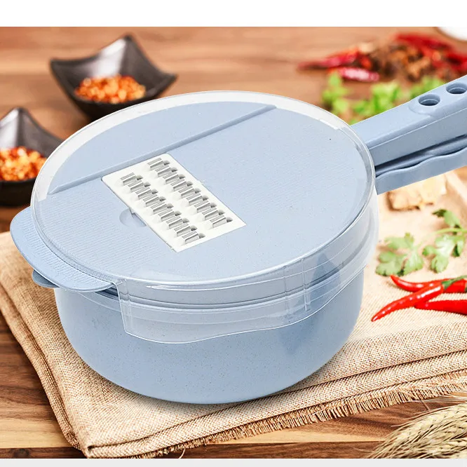 

10Pcs Mandoline Slicer Vegetable Slicer Potato Peeler Carrot Onion Grater with Strainer Vegetable Cutter Kitchen Accessories