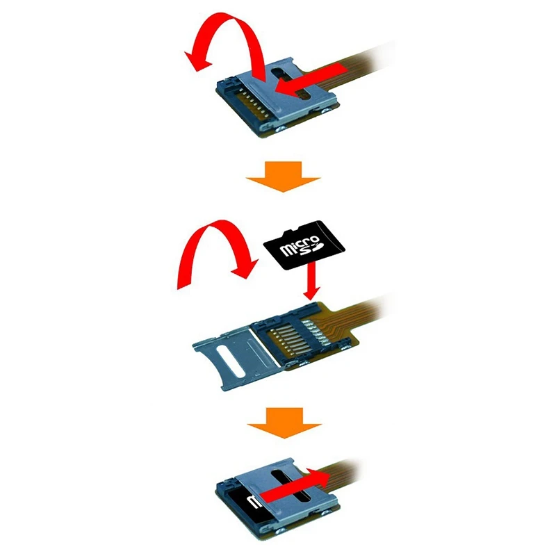 Micro-Sd Tf Комплект приглашений для расширения мужчин и женщин мягкий плоский fpc-кабель удлинитель 10 см