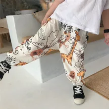 

Kids Girls Boys Mosquito-proof Pants Summer Lantern Pants Colorful Harlan Trousers Size 0-4 Year Children Clothing Summer