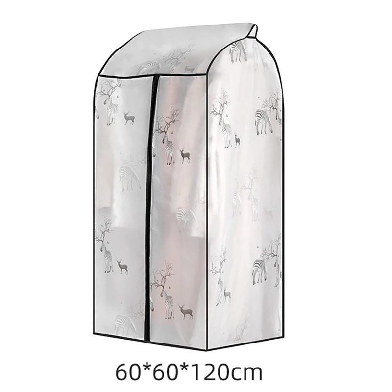 New Durable Large Clothing Cover Bag Protector Wardrobe Hanging Storage Bag Dust Protector Cover#j