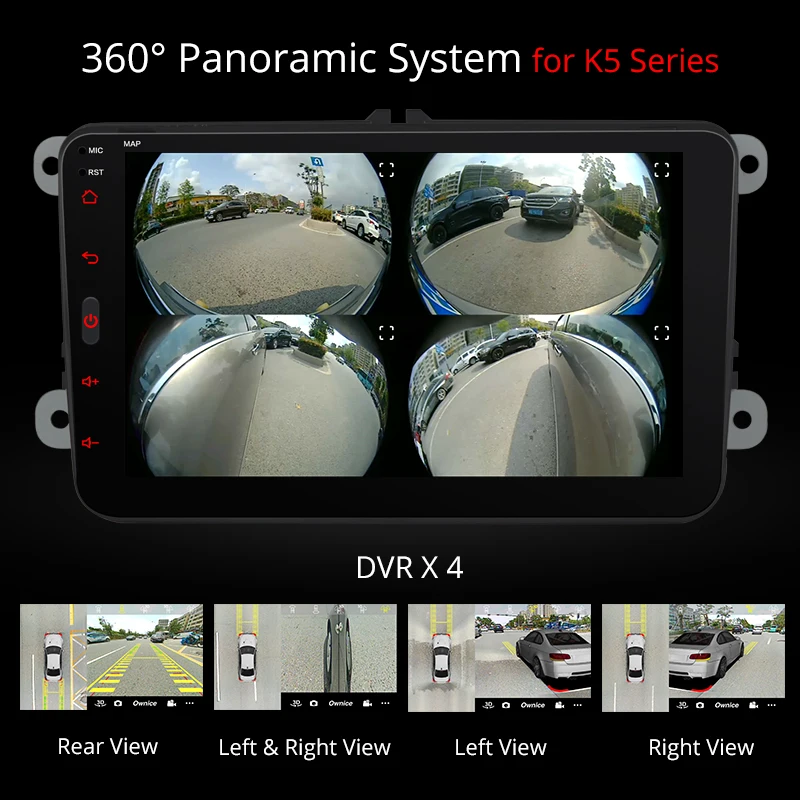 Discount Ownice K3 K5 K6 Android 9.0 2din Car DVD Player for VW Polo Golf Passat Tiguan Skoda Yeti Superb Rapid Octavia Volkswagen Toledo 4