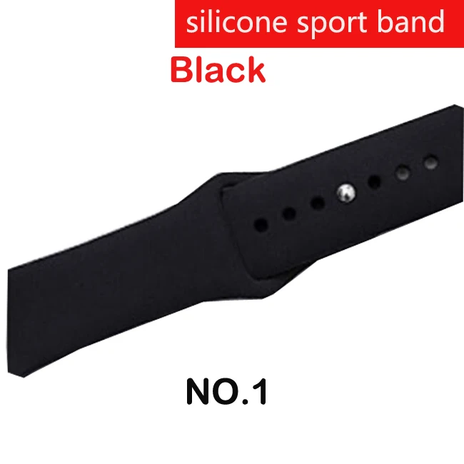silicone black ML Браслет для наручных часов iwatch серии пояса 5/4/3/2/1 натуральная кожа ремешок для наручных часов Apple Watch, версии один тур 38 мм 42 мм 40 мм 44 мм - Цвет ремешка: silicone black ML