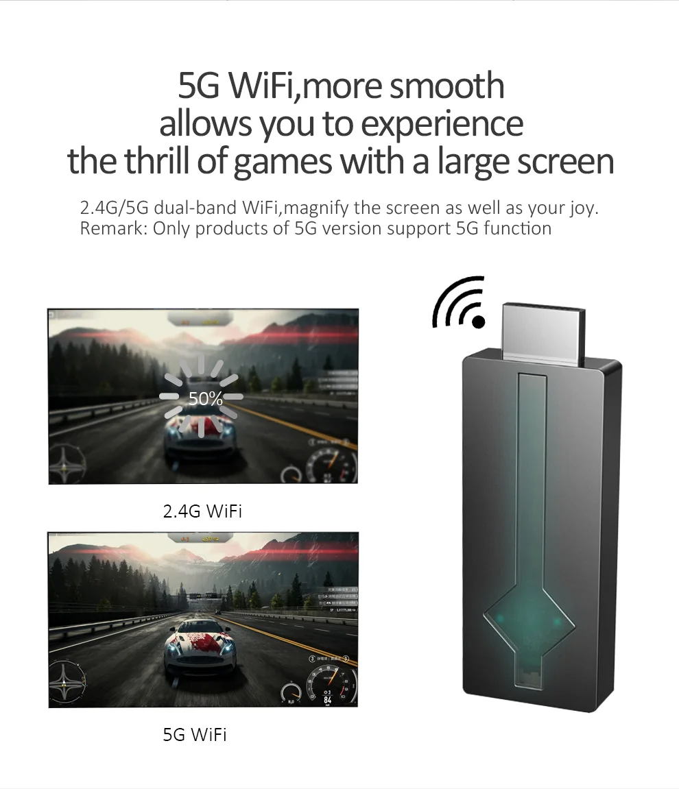 MiraScreen D6 2,4G/5G Wifi Дисплей ТВ ключ 1080P Miracast Anycast Airplay Dlna Мини ПК Android tv stick для ios windows MacOS