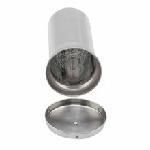 Инструменты Кофе Чай сито для муки многоразовые цилиндрической формы из нержавеющей стали с крышкой сетчатый фильтр-инфузор прочный дом практичный