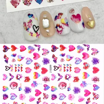 

1 Sheet 3D Natural Nail Sticker Flower Plant Nail Art Decals Summer Nail Transfer Sticker Nail Art Sliders Decoration