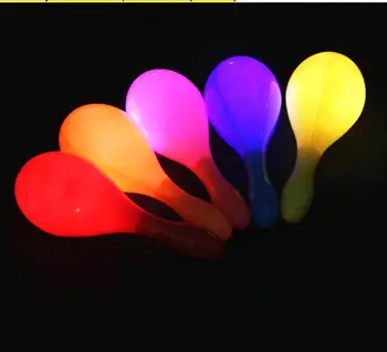 

100pcs LED Flashing Maracas Light Up Neon Beach Hula Party Maracas Adult Bar KTV Cheer Props Glow Party Supplies