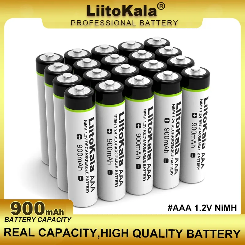 Аккумулятор LiitoKala AAA NiMH 1 2 в 900 мА · ч 2-20 шт. | Электроника