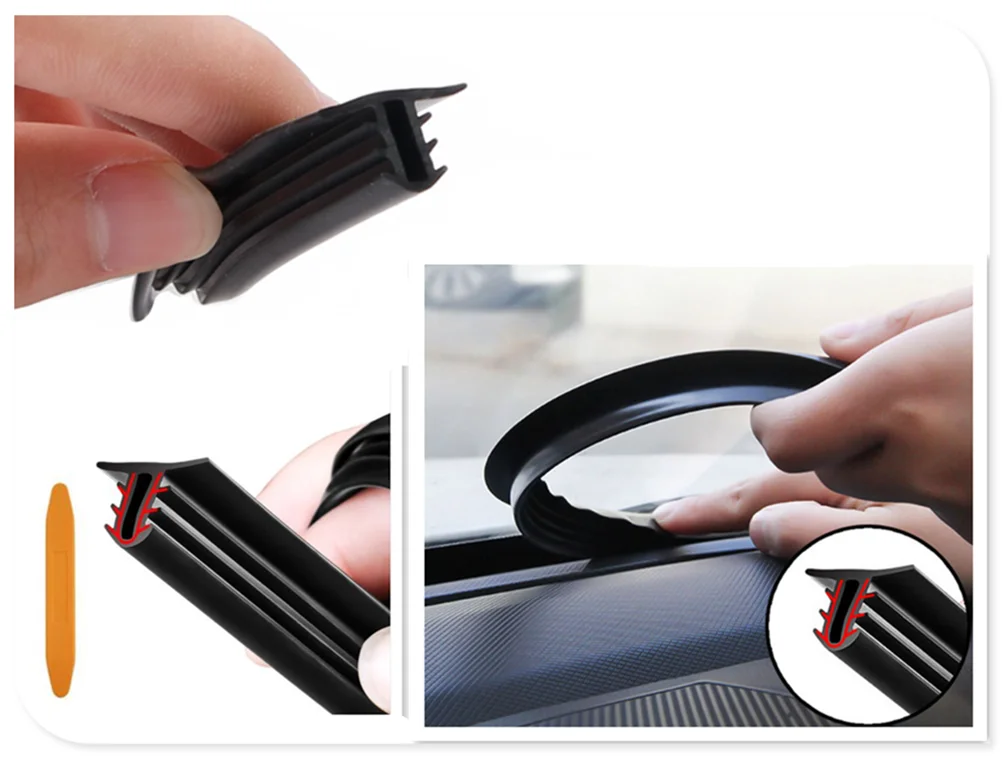 1.6/2M instrument car windshield glue strip front center console seal for BMW 330e M235i Compact 520d 518d 428i 530d 130i