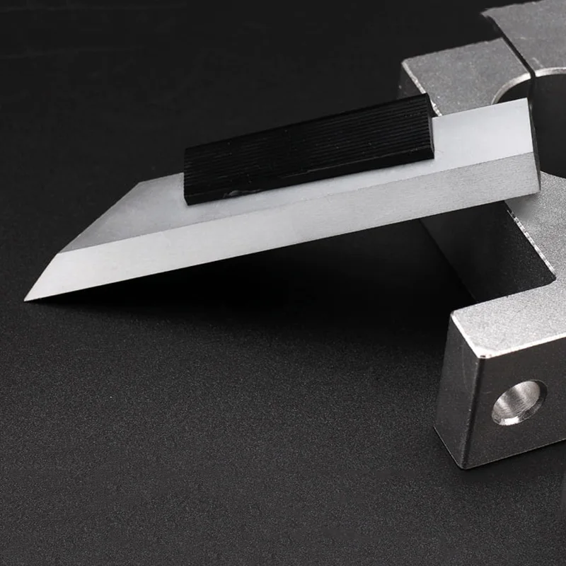 

0 Grade 100mm Blade Ruler Straight Machinist Square Edge Angle Ruler Knife Edge Ruler Magnesium Aluminum Alloy Measure Tools