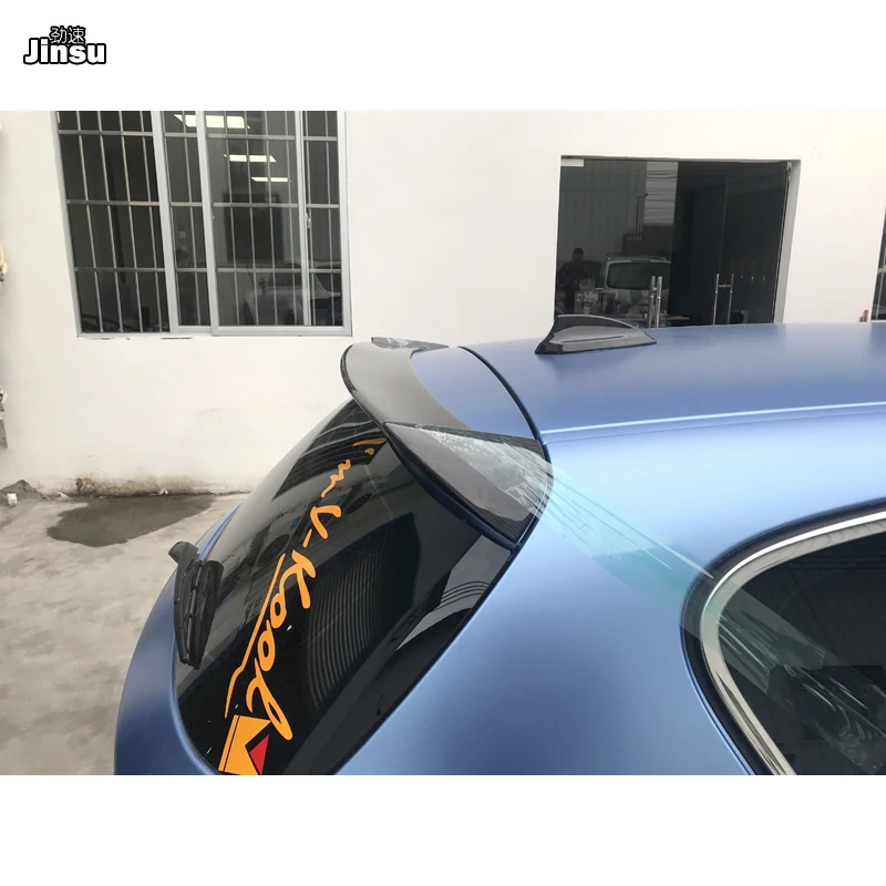 Спойлер на заднюю крышу из углеродного волокна для BMW 1 серии 116i 120i 125i M135i M140i 2017 2019