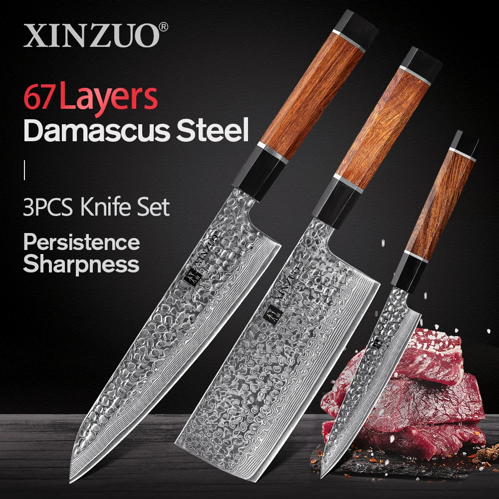 Professional Stainless Steel Knife  Xinzuo Professional Kitchen Knives - Knife  Sets - Aliexpress