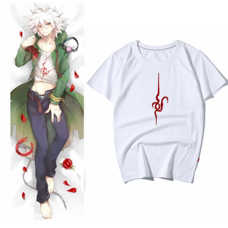 Унисекс аниме триггер Happy Havoc Komaeda Nagito Косплей костюмы хлопковая Футболка |