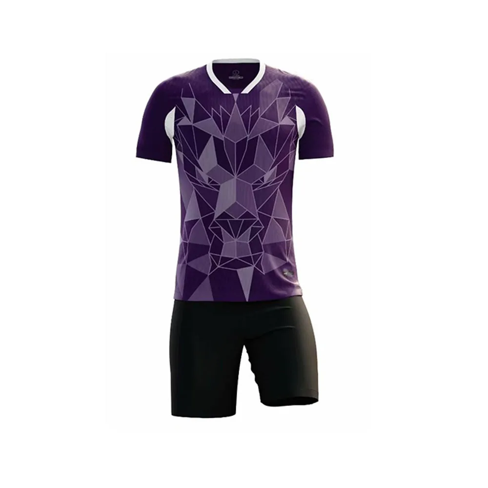 thumbnail image 1 of Conjunto de camiseta de fútbol para niños y hombres 22/23, 2 piezas, secado rápido, ropa deportiva de talla grande para niños y hombres, uniforme de entrenamiento de fútbol personalizado, 1 of 5