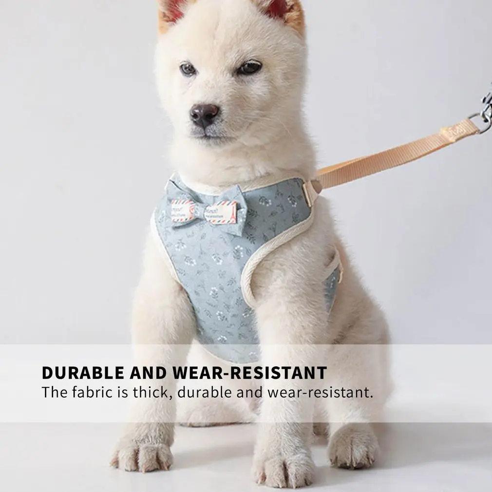 Поводок для домашних животных бант нагрудный ремень жилет стиль кошек и собак