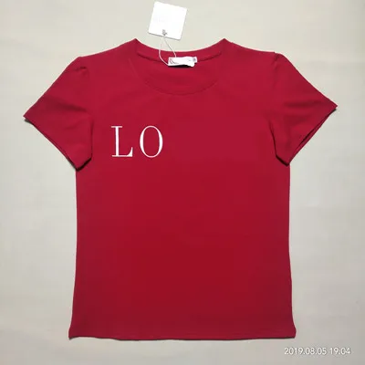 style 4 Женская летняя футболка с модным принтом, повседневные футболки, топы с круглым вырезом, короткий рукав, свободная футболка, высокое качество, хлопок, женская футболка - Цвет: style 4