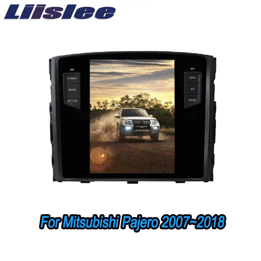 Liislee 2 din Android для Mitsubishi Pajero 2007 ~ 2018 большой экран Автомобильный мультимедийный