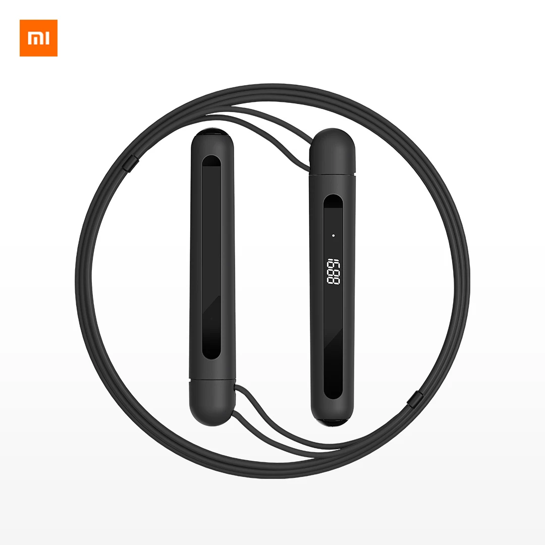 

New Xiaomi Mijia Youpin YUNMAI intelligent training jump rope black Smart connection applet