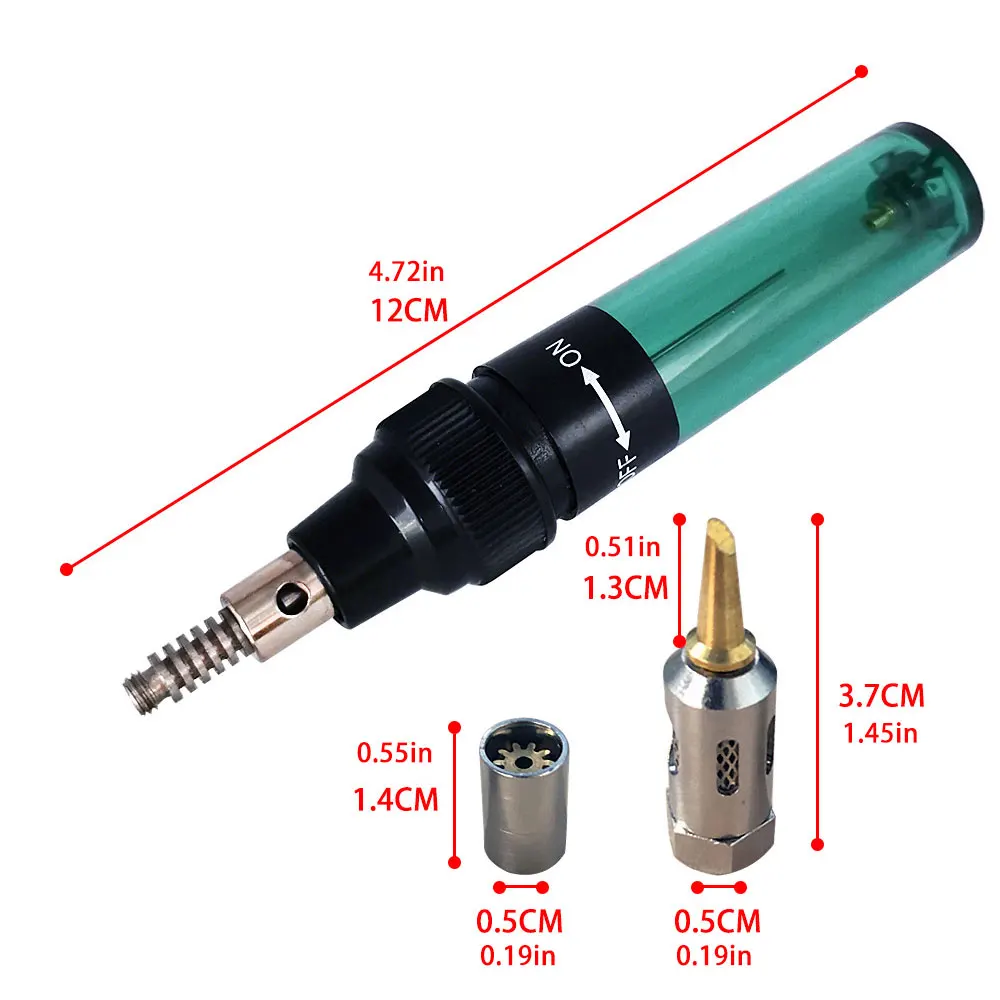 1300 Celsius Butane Gas Welding Soldering Irons Welding Pen Burner Blow Torch Gas Soldering Iron Cordless Butane Tip Tool