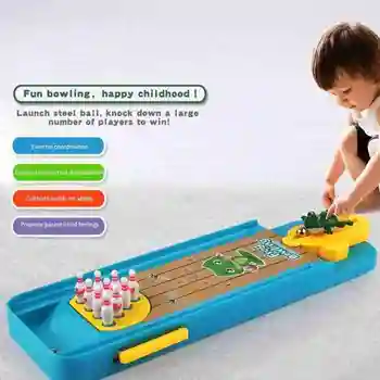 

Creative Mini Frog Bowling Interactive Tabletop Game Bowling Sports Desktop Toy Parent-child Interactive Party Game Tabletop Toy