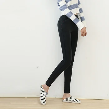 

Women's Totally Shaping Pull-on Skinny With Pocket Jeans Super Stretch Comfortable Tight Pants Slim Trousers